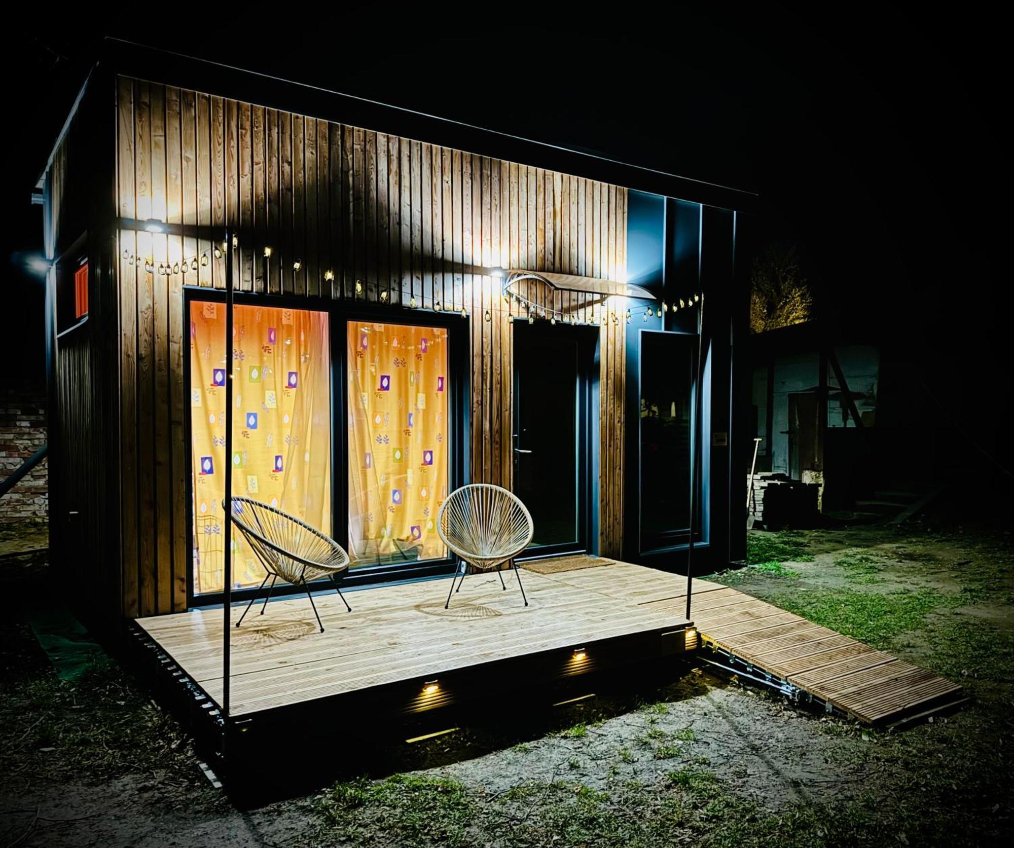 Tiny House Baraczek Brno-Jundrov, Ulice Veslarska Apartment Exterior photo